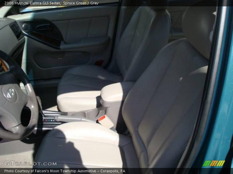 Spruce Green / Gray 2006 Hyundai Elantra GLS Sedan