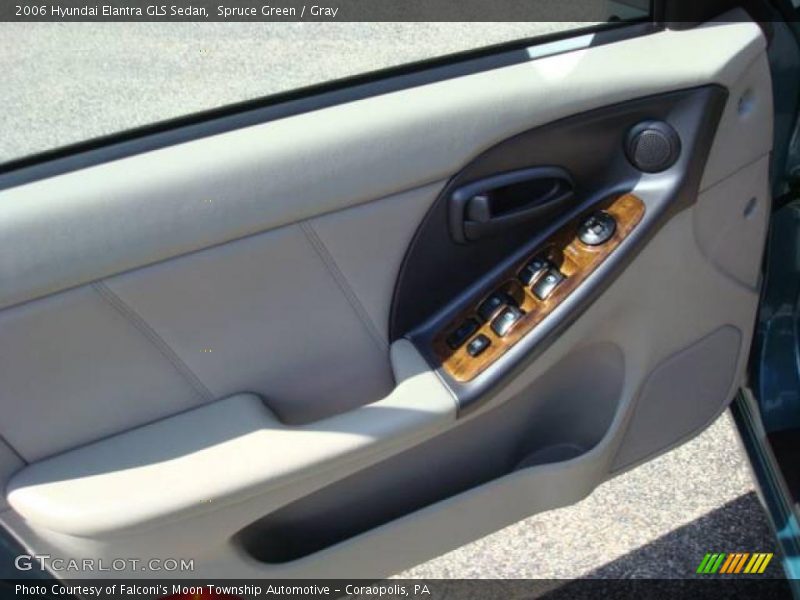 Spruce Green / Gray 2006 Hyundai Elantra GLS Sedan