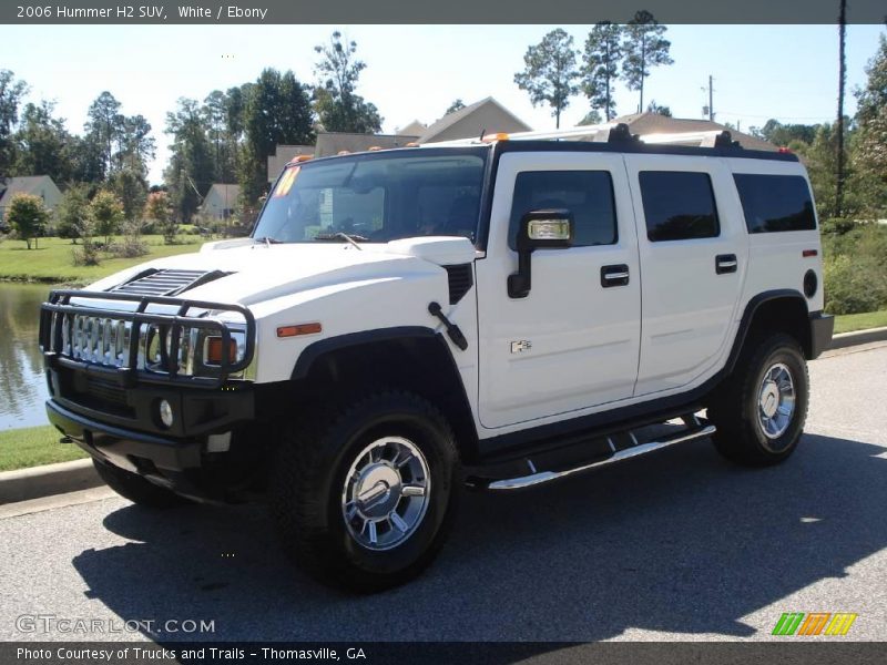 White / Ebony 2006 Hummer H2 SUV