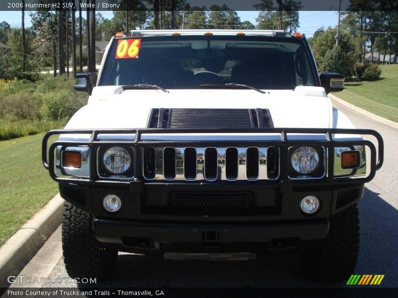 White / Ebony 2006 Hummer H2 SUV