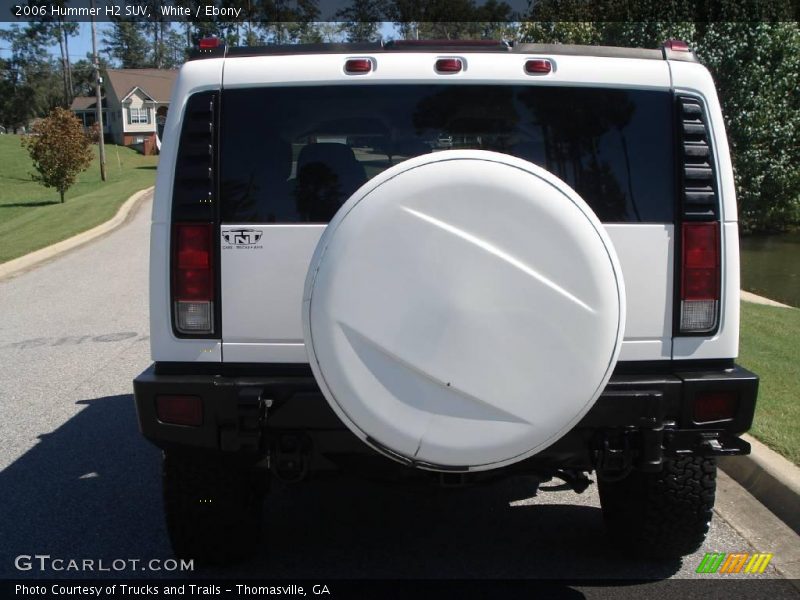 White / Ebony 2006 Hummer H2 SUV