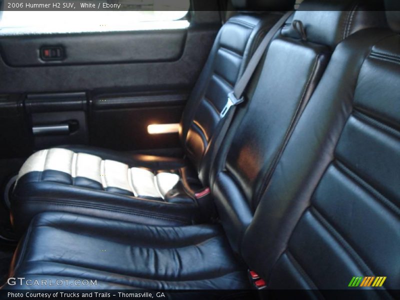 White / Ebony 2006 Hummer H2 SUV