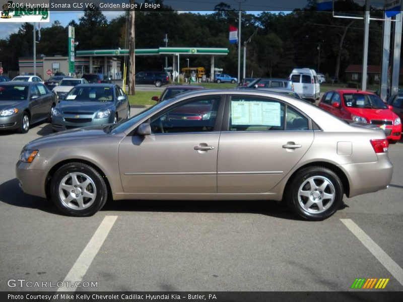 Golden Beige / Beige 2006 Hyundai Sonata GLS V6