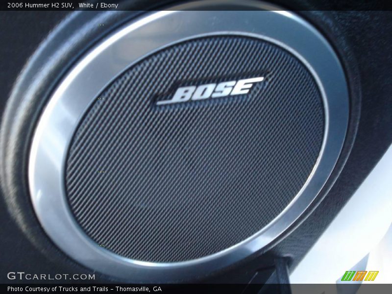 White / Ebony 2006 Hummer H2 SUV