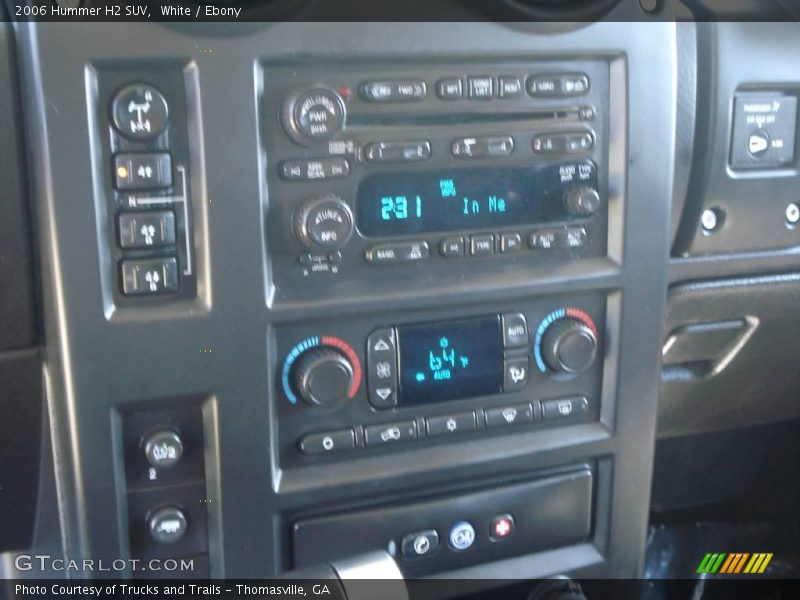 White / Ebony 2006 Hummer H2 SUV