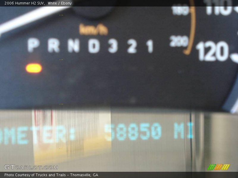 White / Ebony 2006 Hummer H2 SUV