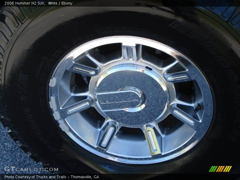 White / Ebony 2006 Hummer H2 SUV