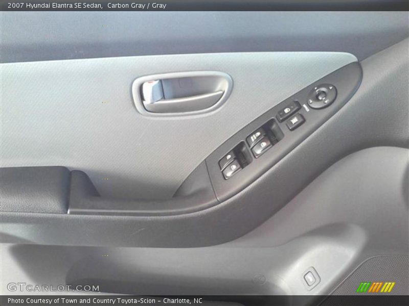 Carbon Gray / Gray 2007 Hyundai Elantra SE Sedan