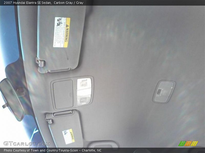 Carbon Gray / Gray 2007 Hyundai Elantra SE Sedan