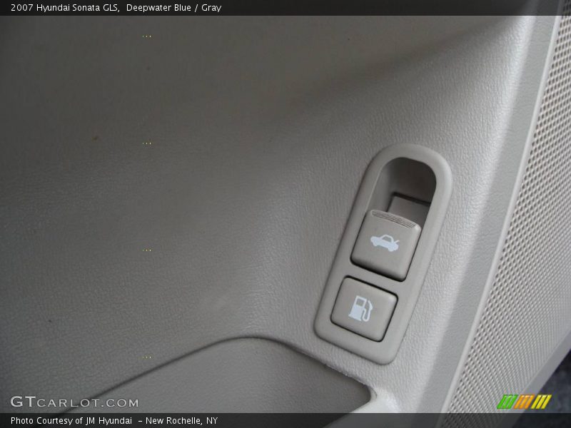 Deepwater Blue / Gray 2007 Hyundai Sonata GLS