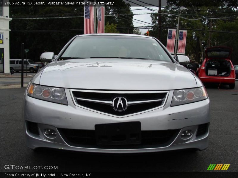 Alabaster Silver Metallic / Quartz Gray 2006 Acura TSX Sedan