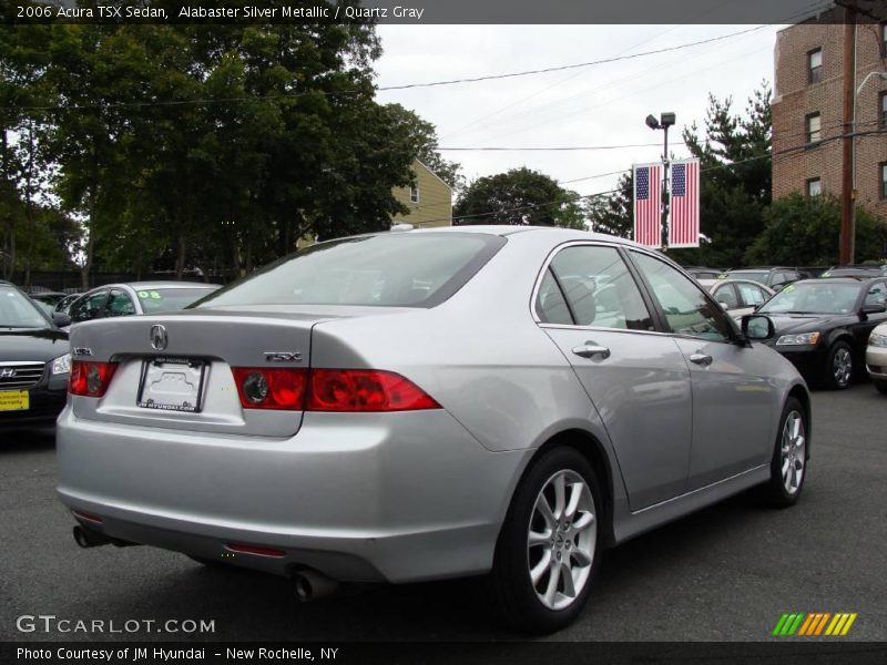 Alabaster Silver Metallic / Quartz Gray 2006 Acura TSX Sedan