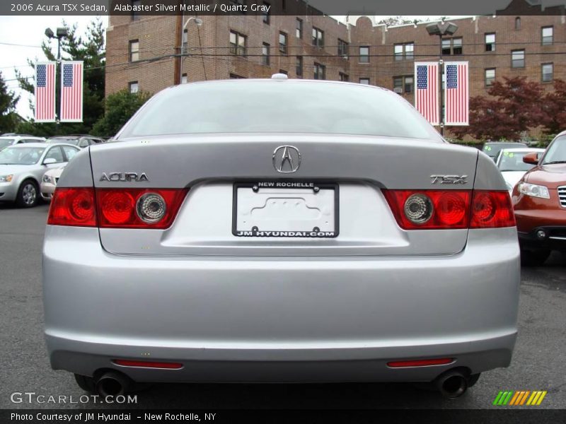Alabaster Silver Metallic / Quartz Gray 2006 Acura TSX Sedan