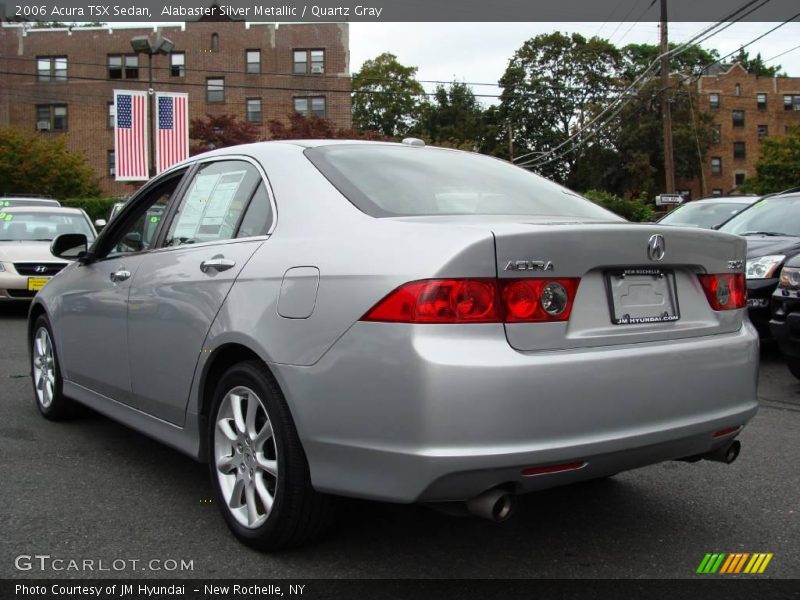 Alabaster Silver Metallic / Quartz Gray 2006 Acura TSX Sedan