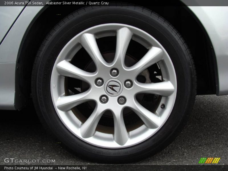 Alabaster Silver Metallic / Quartz Gray 2006 Acura TSX Sedan