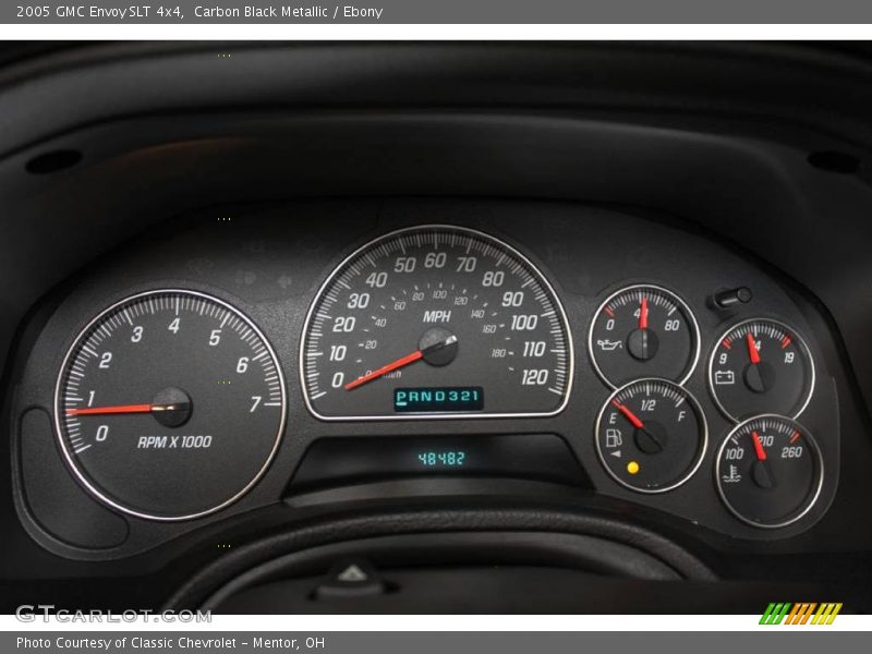 Carbon Black Metallic / Ebony 2005 GMC Envoy SLT 4x4