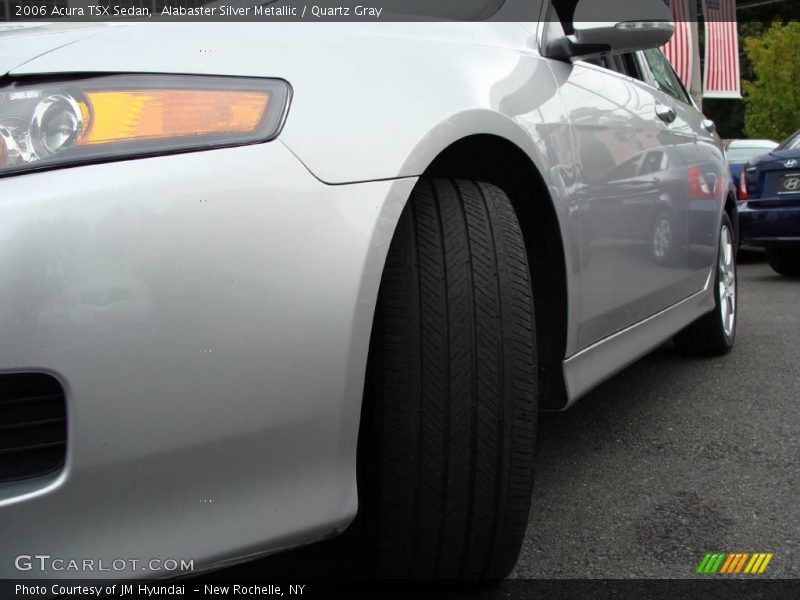 Alabaster Silver Metallic / Quartz Gray 2006 Acura TSX Sedan