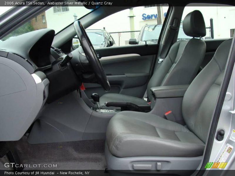 Alabaster Silver Metallic / Quartz Gray 2006 Acura TSX Sedan