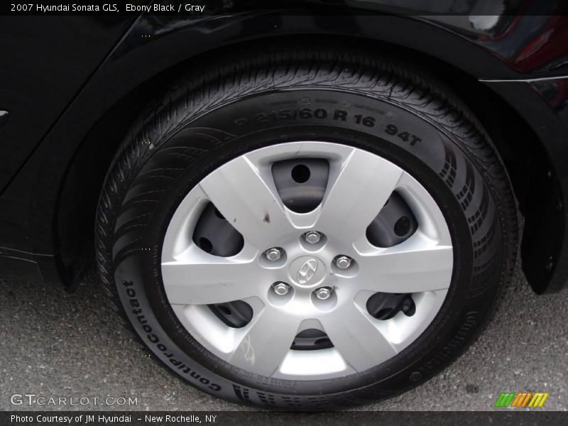 Ebony Black / Gray 2007 Hyundai Sonata GLS