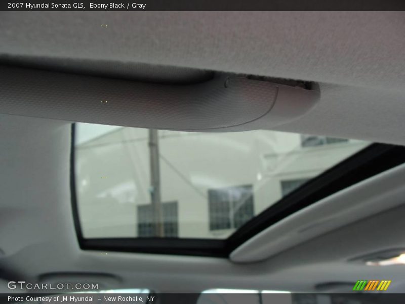 Ebony Black / Gray 2007 Hyundai Sonata GLS
