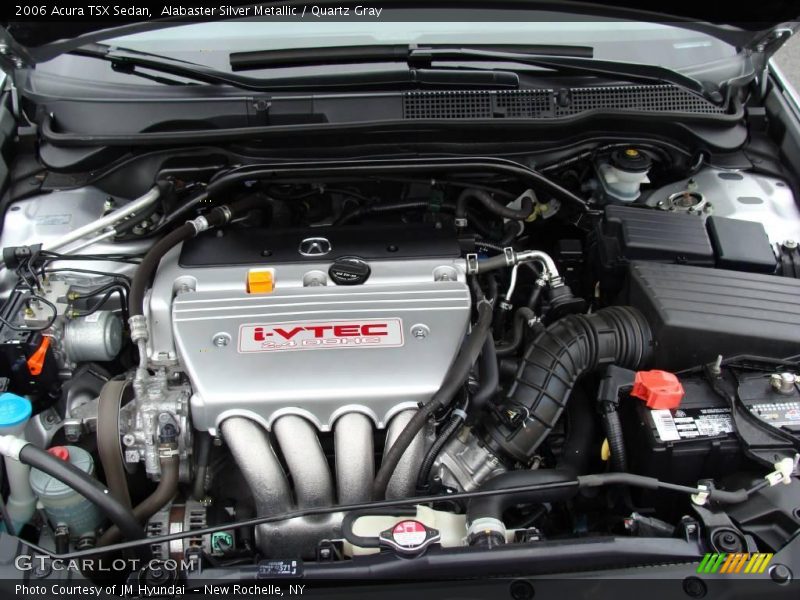 Alabaster Silver Metallic / Quartz Gray 2006 Acura TSX Sedan