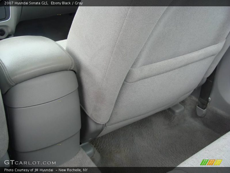 Ebony Black / Gray 2007 Hyundai Sonata GLS