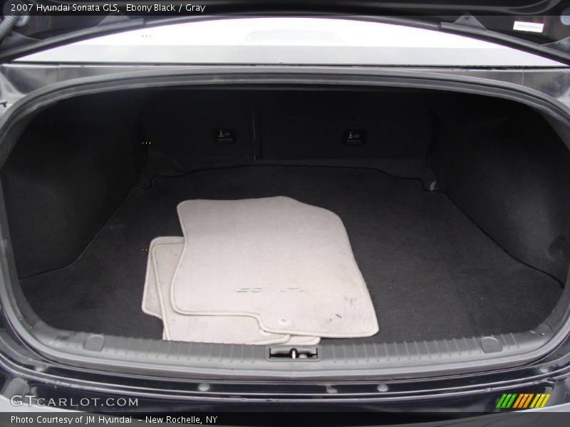 Ebony Black / Gray 2007 Hyundai Sonata GLS