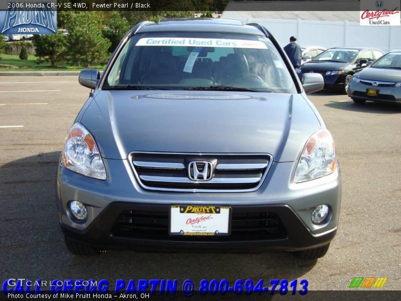 Pewter Pearl / Black 2006 Honda CR-V SE 4WD
