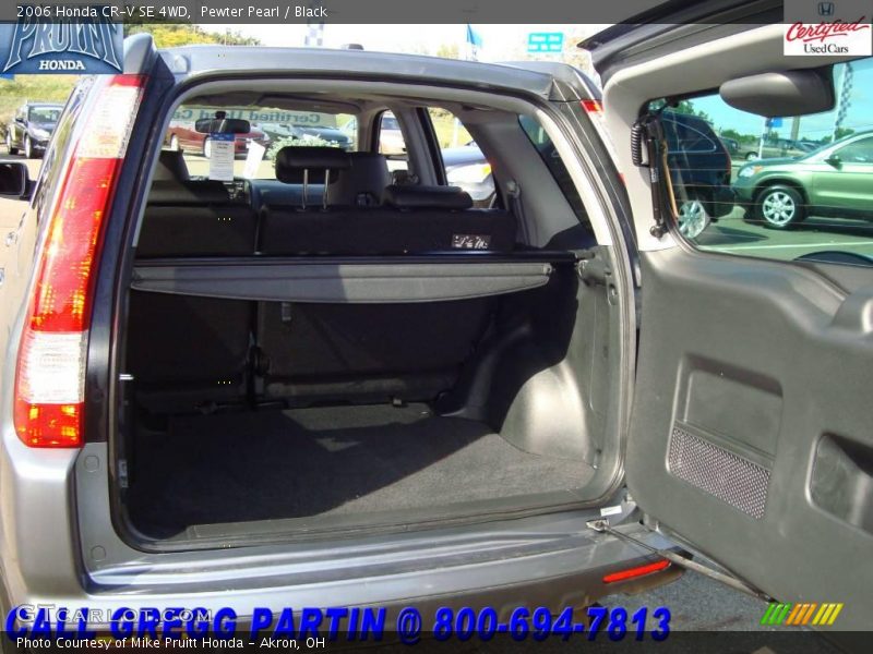 Pewter Pearl / Black 2006 Honda CR-V SE 4WD