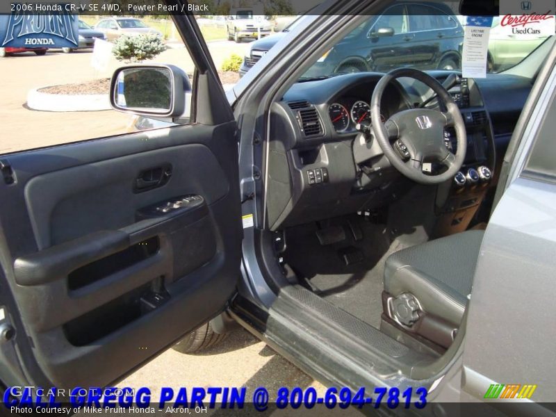 Pewter Pearl / Black 2006 Honda CR-V SE 4WD