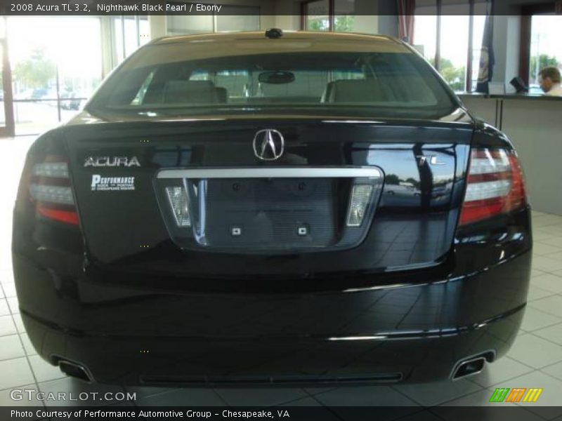 Nighthawk Black Pearl / Ebony 2008 Acura TL 3.2