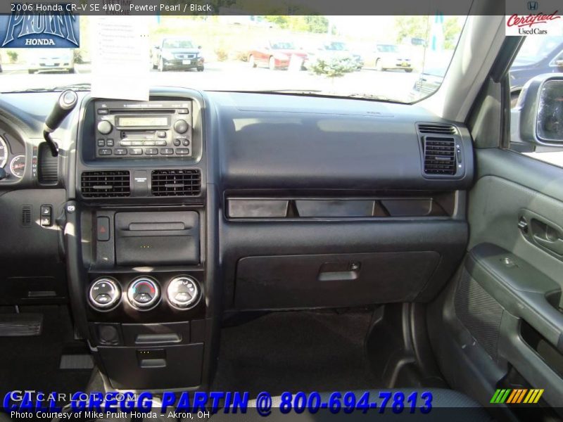 Pewter Pearl / Black 2006 Honda CR-V SE 4WD