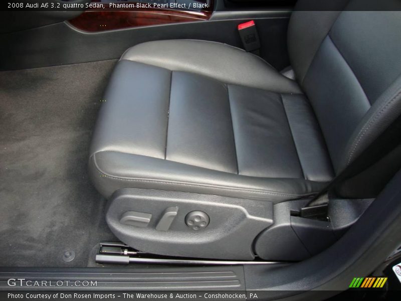 Phantom Black Pearl Effect / Black 2008 Audi A6 3.2 quattro Sedan