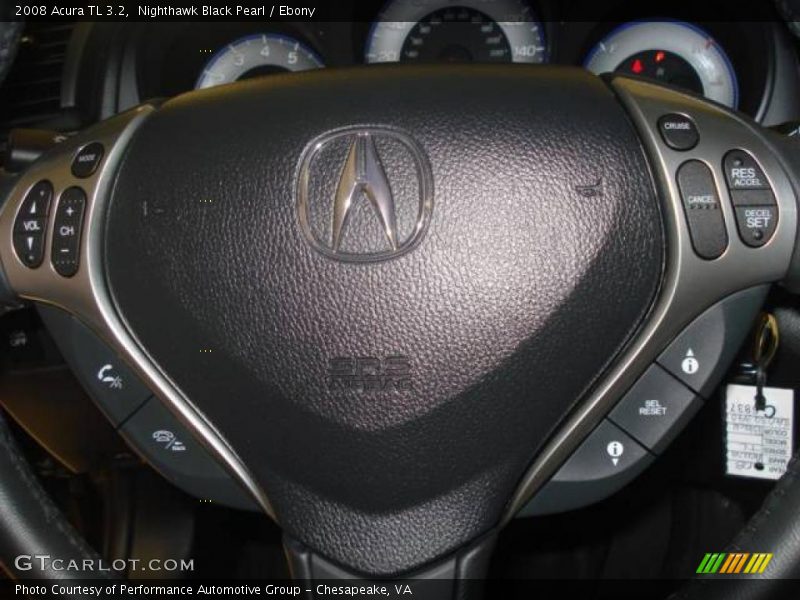 Nighthawk Black Pearl / Ebony 2008 Acura TL 3.2