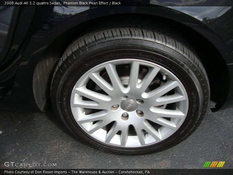 Phantom Black Pearl Effect / Black 2008 Audi A6 3.2 quattro Sedan