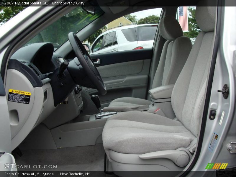 Bright Silver / Gray 2007 Hyundai Sonata GLS