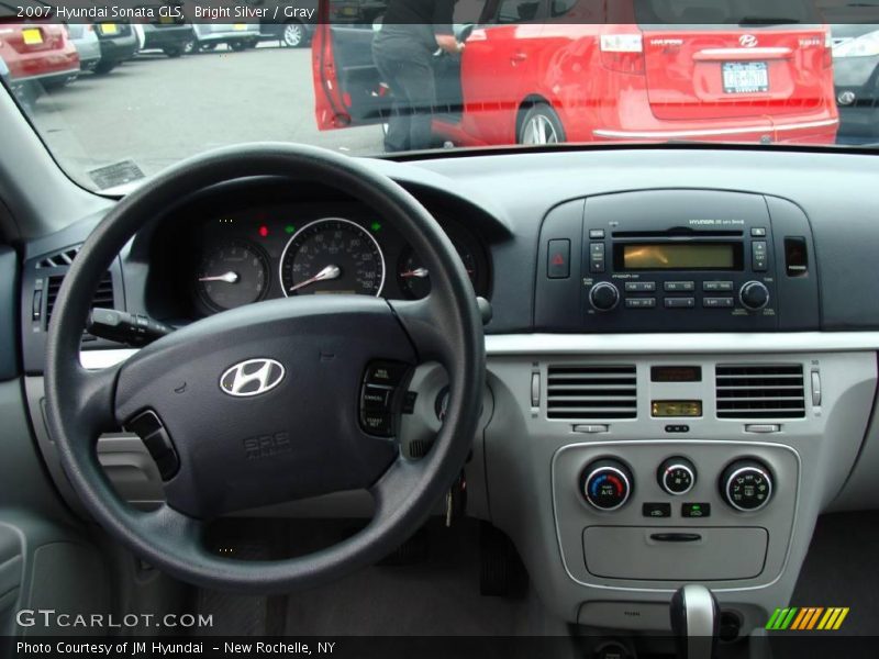 Bright Silver / Gray 2007 Hyundai Sonata GLS