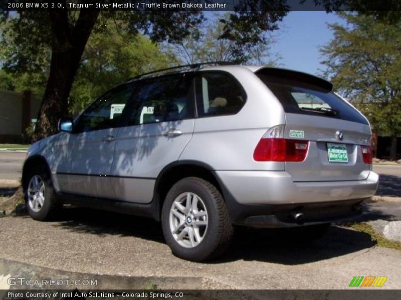 Titanium Silver Metallic / Truffle Brown Dakota Leather 2006 BMW X5 3.0i