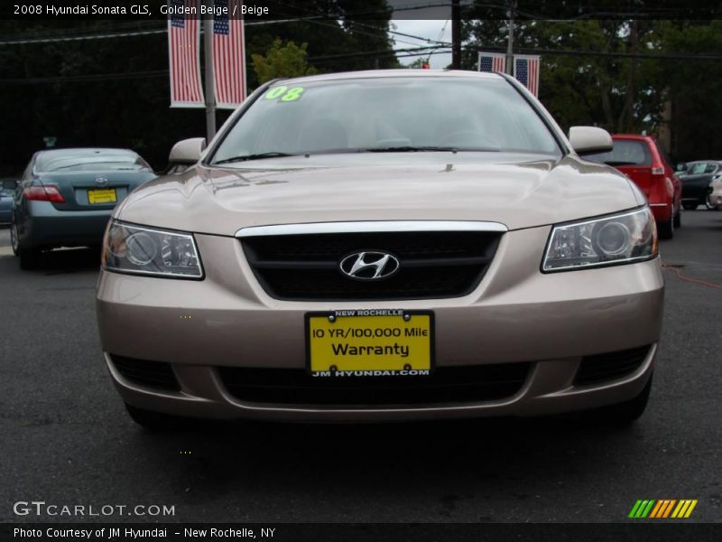 Golden Beige / Beige 2008 Hyundai Sonata GLS