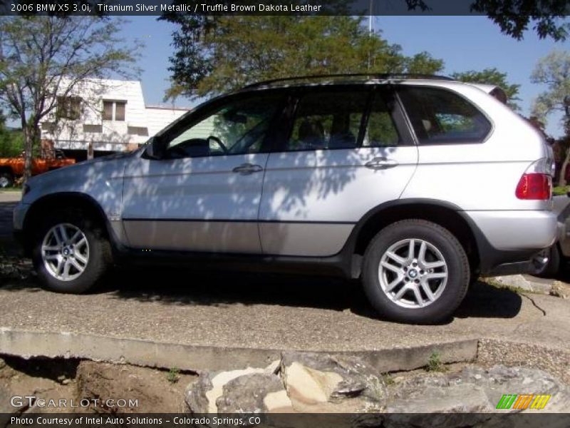 Titanium Silver Metallic / Truffle Brown Dakota Leather 2006 BMW X5 3.0i