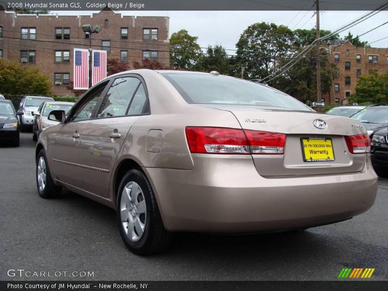 Golden Beige / Beige 2008 Hyundai Sonata GLS