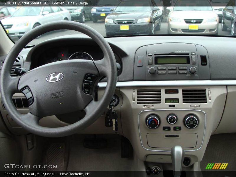 Golden Beige / Beige 2008 Hyundai Sonata GLS