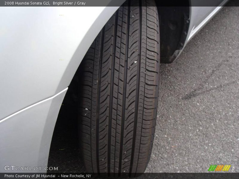 Bright Silver / Gray 2008 Hyundai Sonata GLS