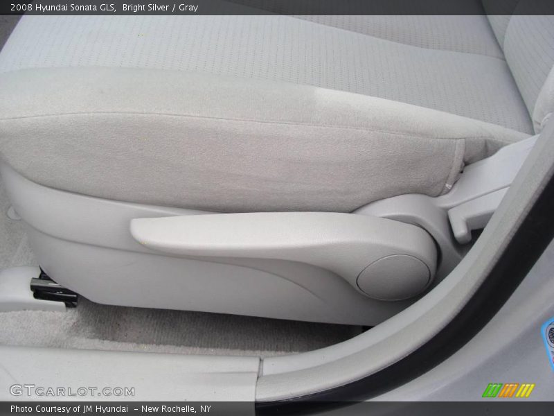 Bright Silver / Gray 2008 Hyundai Sonata GLS