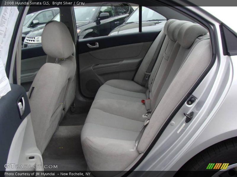 Bright Silver / Gray 2008 Hyundai Sonata GLS