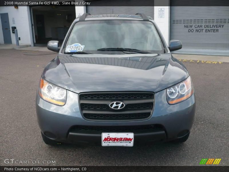 Slate Blue / Gray 2008 Hyundai Santa Fe GLS 4WD