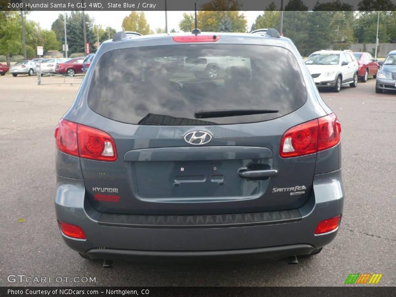 Slate Blue / Gray 2008 Hyundai Santa Fe GLS 4WD