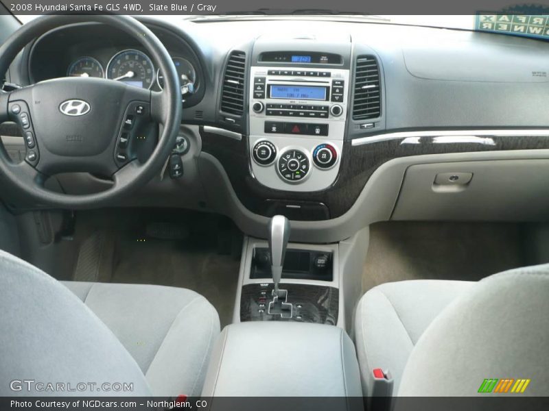 Slate Blue / Gray 2008 Hyundai Santa Fe GLS 4WD