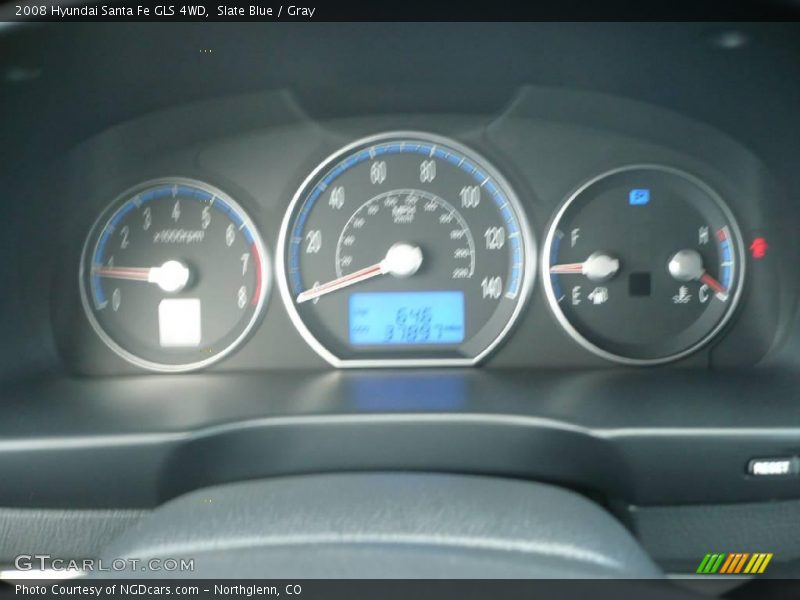 Slate Blue / Gray 2008 Hyundai Santa Fe GLS 4WD