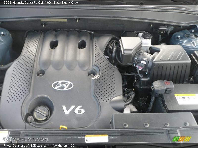 Slate Blue / Gray 2008 Hyundai Santa Fe GLS 4WD